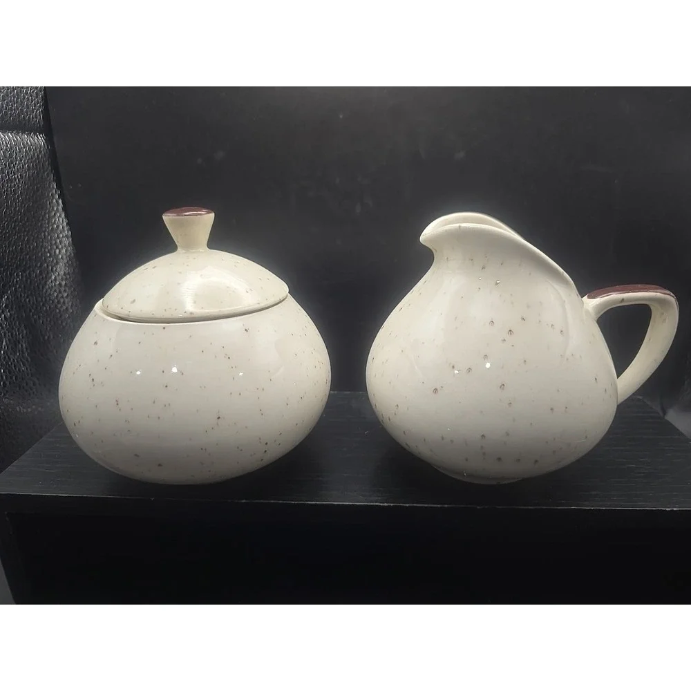 Santa Anita‎ Rene Ware Fantasy Creamer And Sugar Set